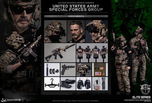 1/6 scale DAMTOYS 78112 U.S. Army Special Forces Green Berets figure