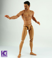 1/6 Scale Custom Muscular Nude action figure body