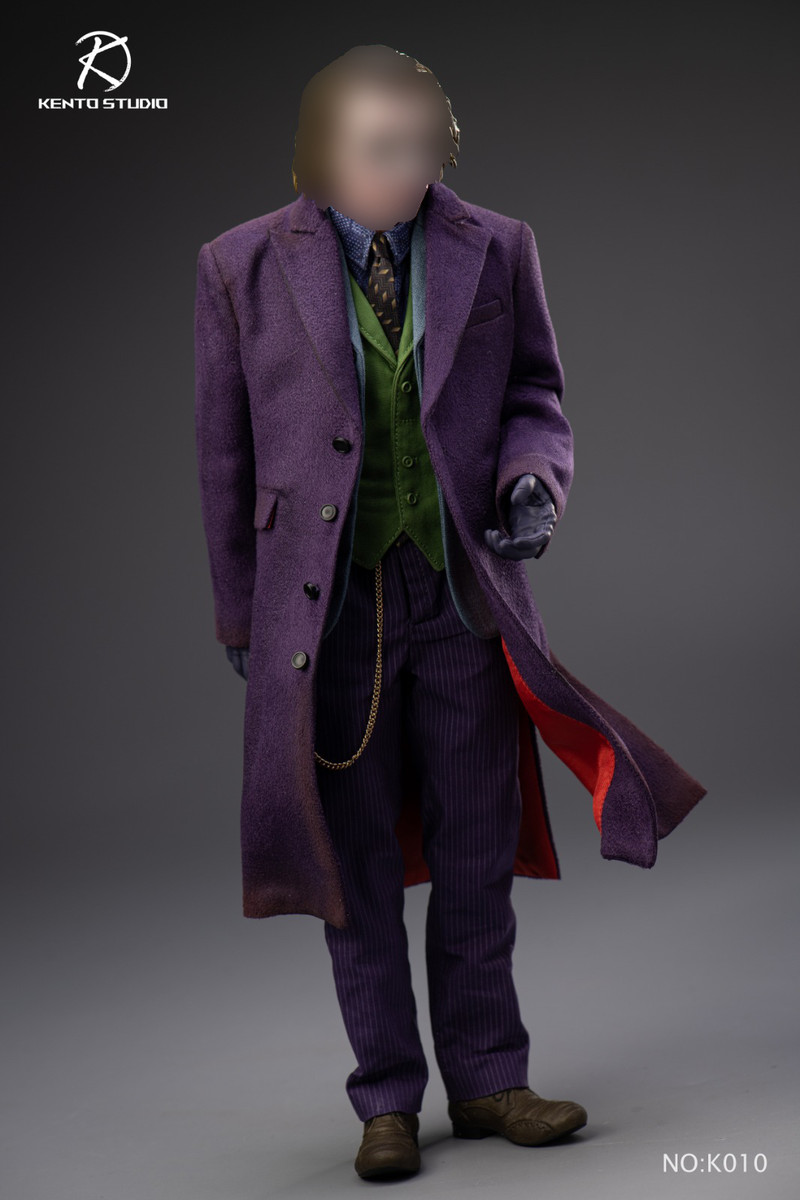Kento Studio K010 1/6 ジョーカー ホットトイズ対応 Kento Studio KS-K010 1/6 Joker Purple Coat Set