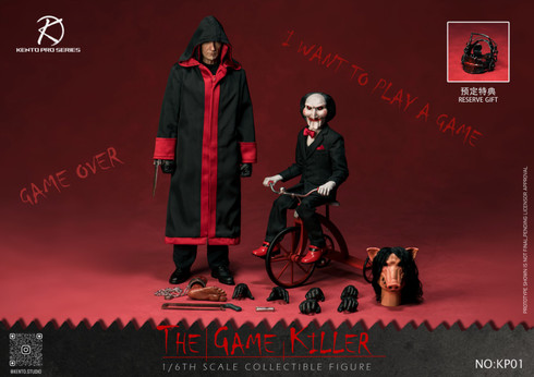 Kento KP01 1/6 Scale The Game Killer Jigsaw Figure Front View