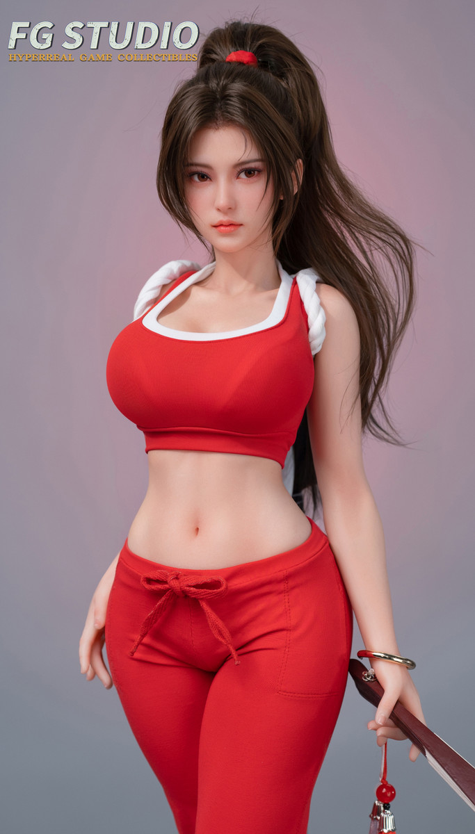 FG Studio FG-007 1/3 Scale Mai Shiranui Red Battle Girl Silicone Statue  Figure