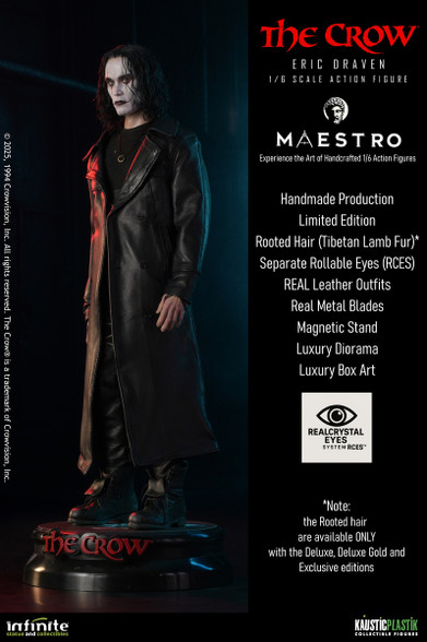 Kaustic Plastik The Crow Eric Draven Deluxe 1/6 Figure