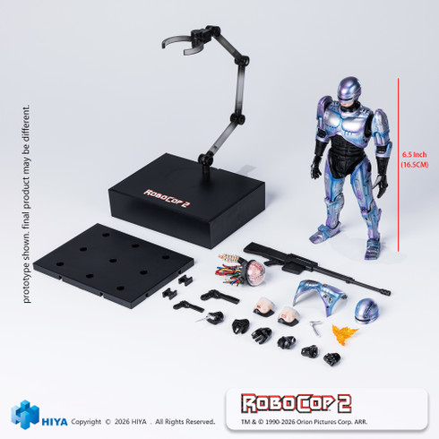 HIYA ESR0302 1/12 Scale RoboCop 2 Action Figure
