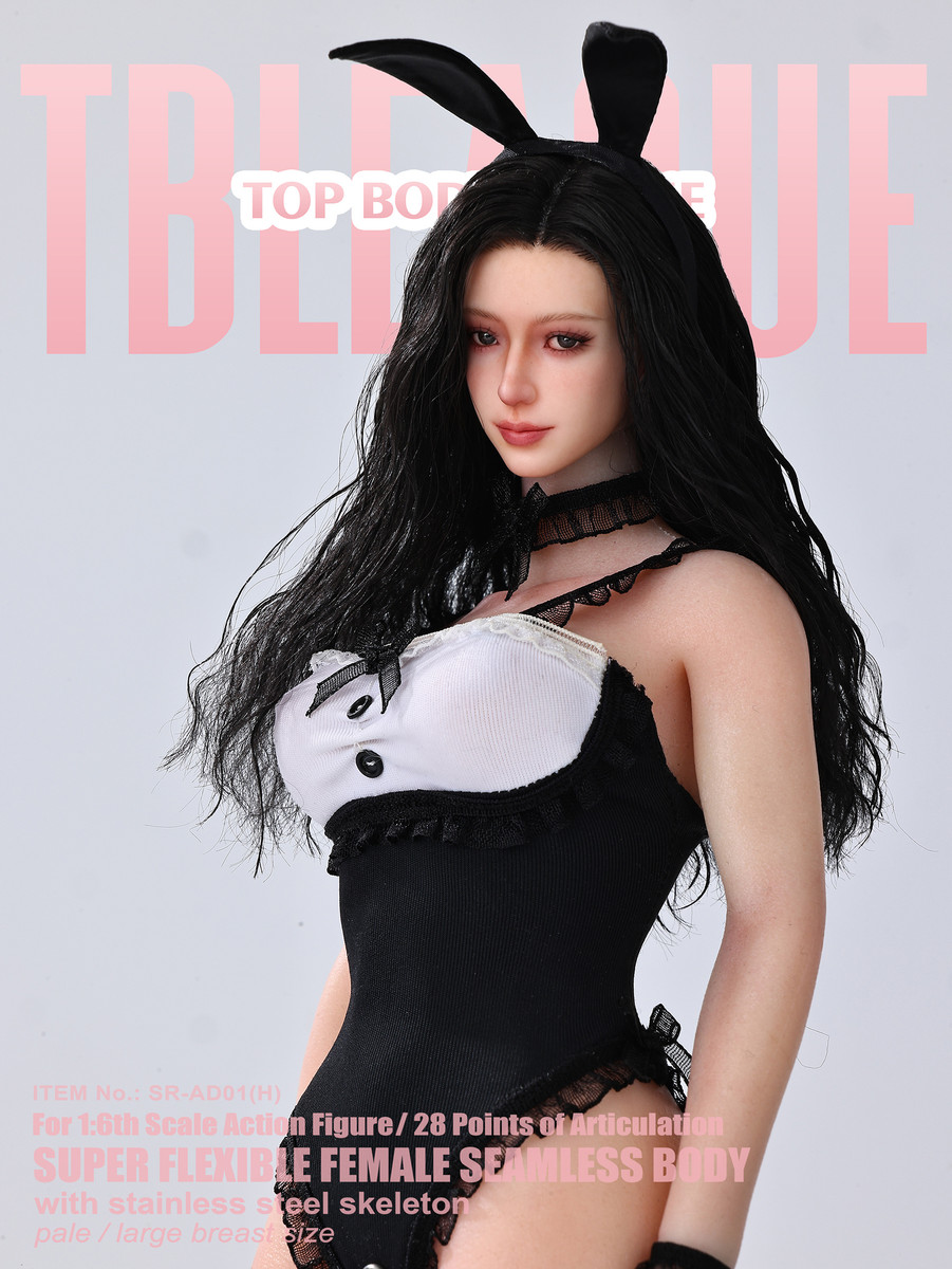 TBLeague SR-AD01H 1/6 Bunny Girl Platinum Silicone Figure Black