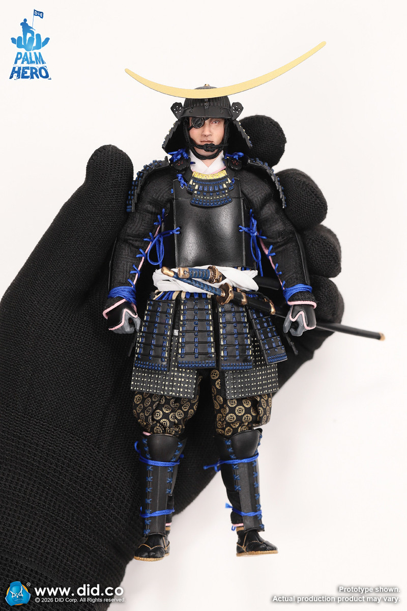 DID XJ80030 1/12 Date Masamune - Palm Hero Japan Samurai Series 4