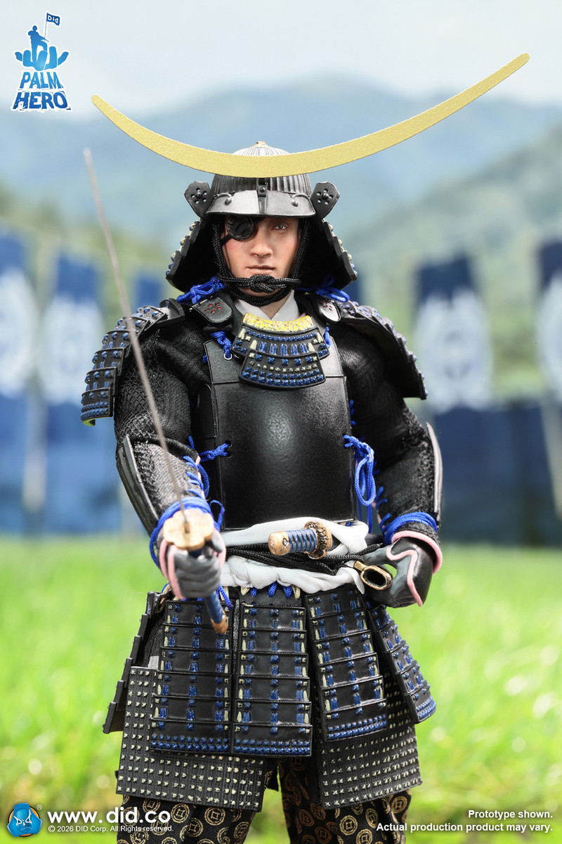 DID XJ80030 1/12 Date Masamune - Palm Hero Japan Samurai Series 4