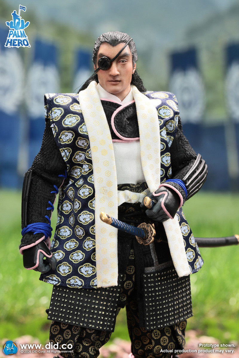 DID XJ80030 1/12 Date Masamune - Palm Hero Japan Samurai Series 4