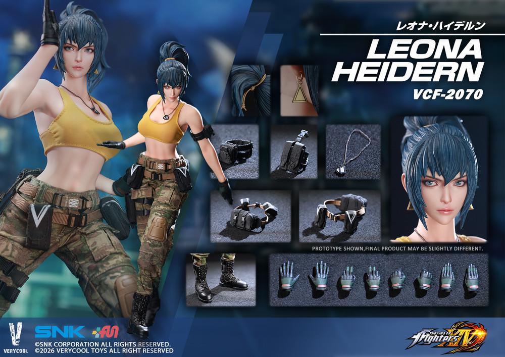 Verycool VCF-2070 1/6 Leona Heidern (KOF XIV) - KGHobby