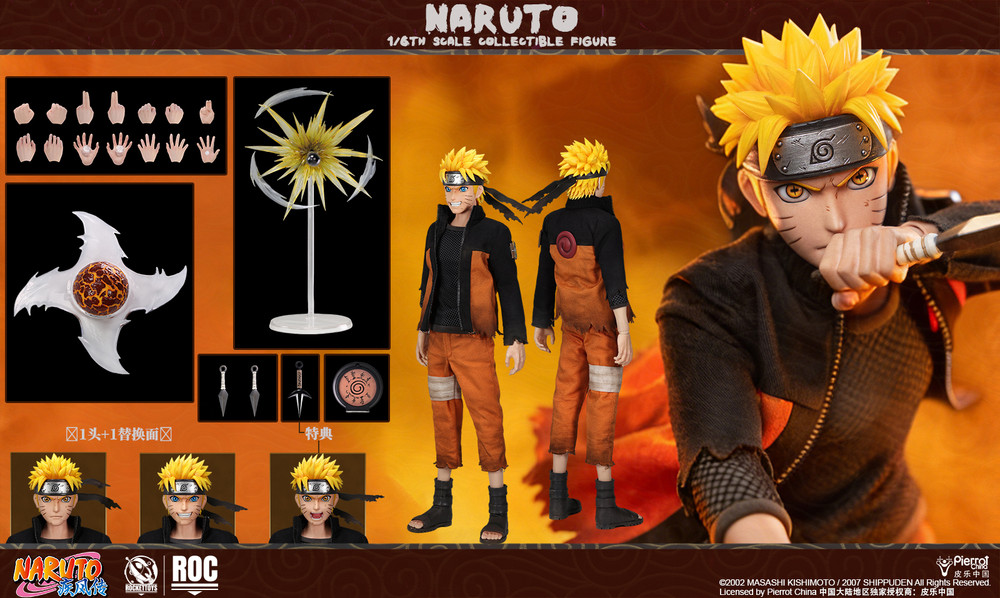 Rocket Toys ROC-012 1/6 Naruto Shippuden Battle-Damaged Ver. | KGHobby