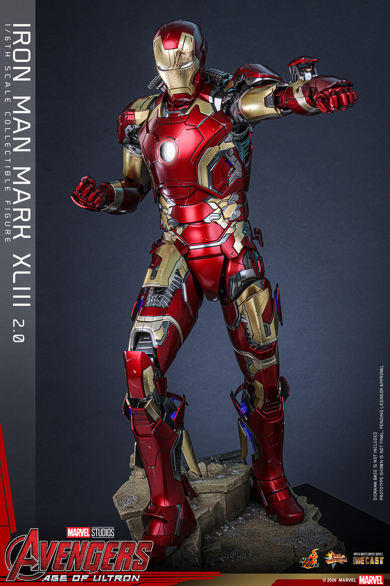 Hot Toys MMS865D80 Iron Man Mark XLIII 2.0 Diecast 1/6 Figure