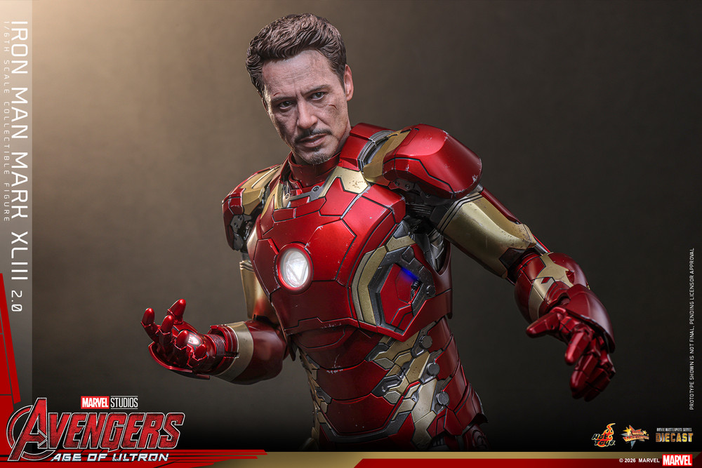 Hot Toys MMS865D80 Iron Man Mark XLIII 2.0 Diecast 1/6 Figure