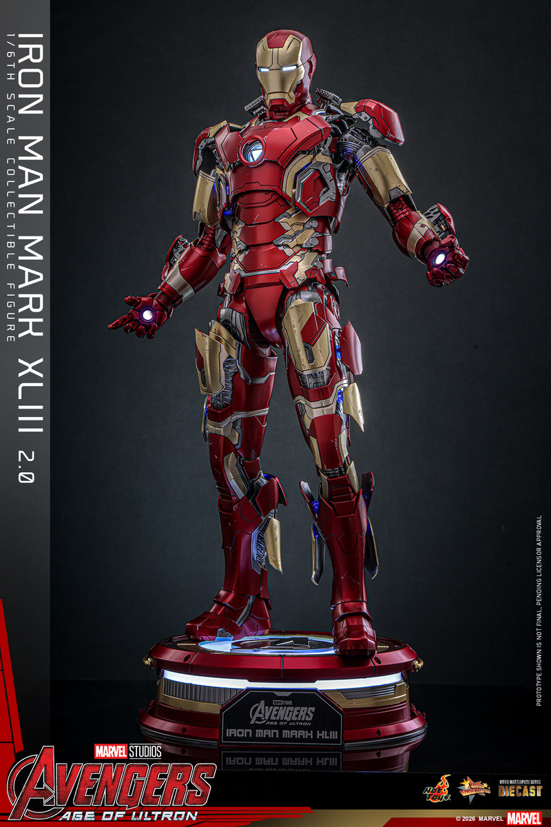 Hot Toys MMS865D80 Iron Man Mark XLIII 2.0 Diecast 1/6 Figure