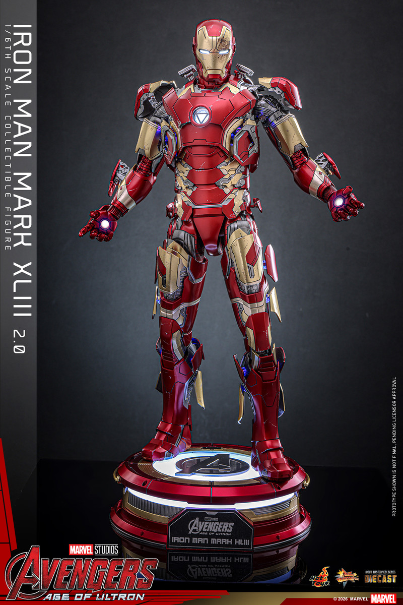 Hot Toys MMS865D80 Iron Man Mark XLIII 2.0 Diecast 1/6 Figure