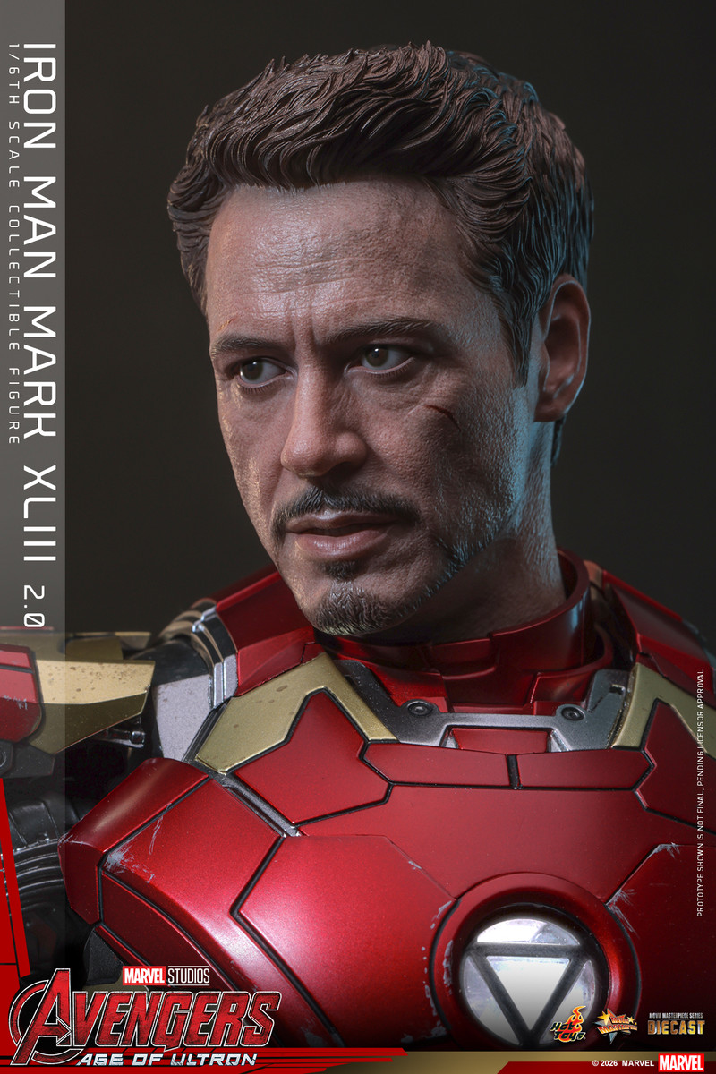 Hot Toys MMS865D80 Iron Man Mark XLIII 2.0 Diecast 1/6 Figure
