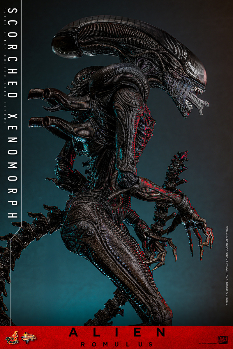 Hot Toys MMS784 Scorched Xenomorph 1/6 Figure - Alien: Romulus