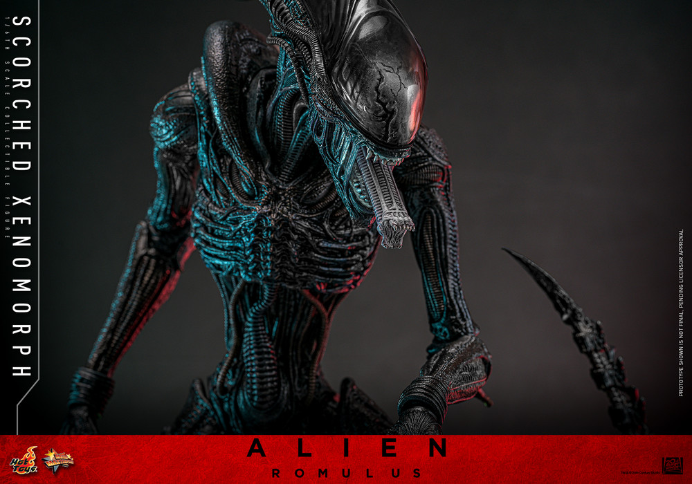 Hot Toys MMS784 Scorched Xenomorph 1/6 Figure - Alien: Romulus