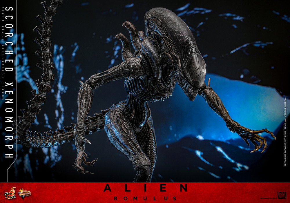 Hot Toys MMS784 Scorched Xenomorph 1/6 Figure - Alien: Romulus