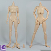 New 1/6 scale female figure body-N002 Pale Skin,Normal Breast Version