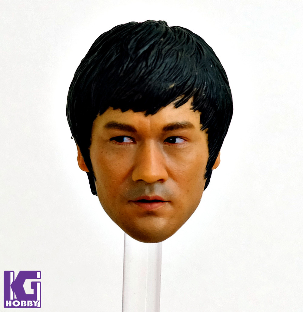 Custom 1/6 Action Figure Head Sculpt-Bruce Lee - KGHobby Toys and Models  Store