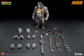 LINGJIHUN 1/12 Scale TMNT Rocksteady action figure with tactical vest and rocket launcher.