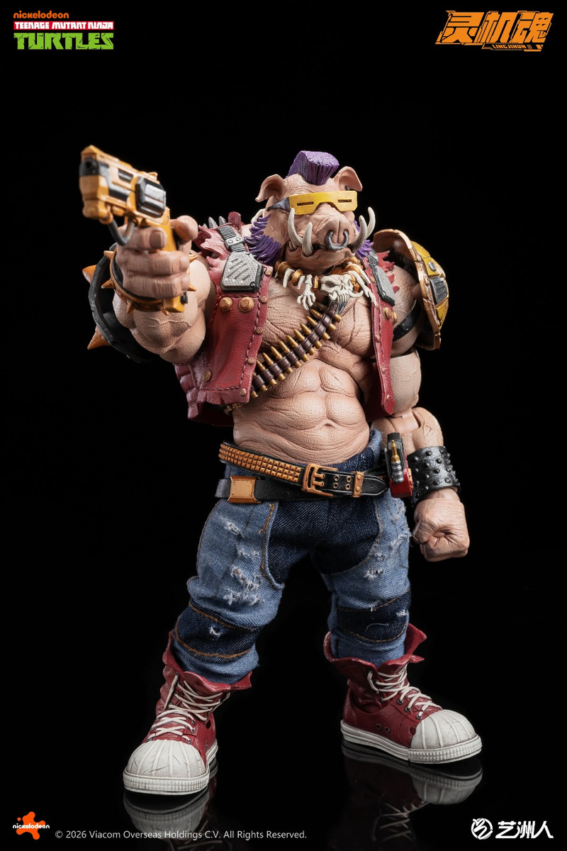 LINGJIHUN 1/12 TMNT Bebop Action Figure LJ004B | KGHobby