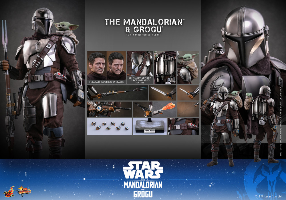 Hot Toys MMS871 The Mandalorian & Grogu 1/6 Scale Figure | kghobby