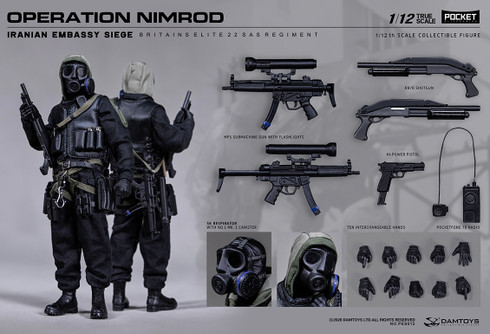 Damtoys Pocket Elite Series 22 SAS CRW 1980 Iranian Embassy Siege Accessories