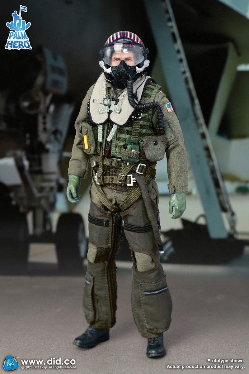 DID XM80031 1/12 US Navy F/A-18E Pilot Captain Mitchell | KGHobby