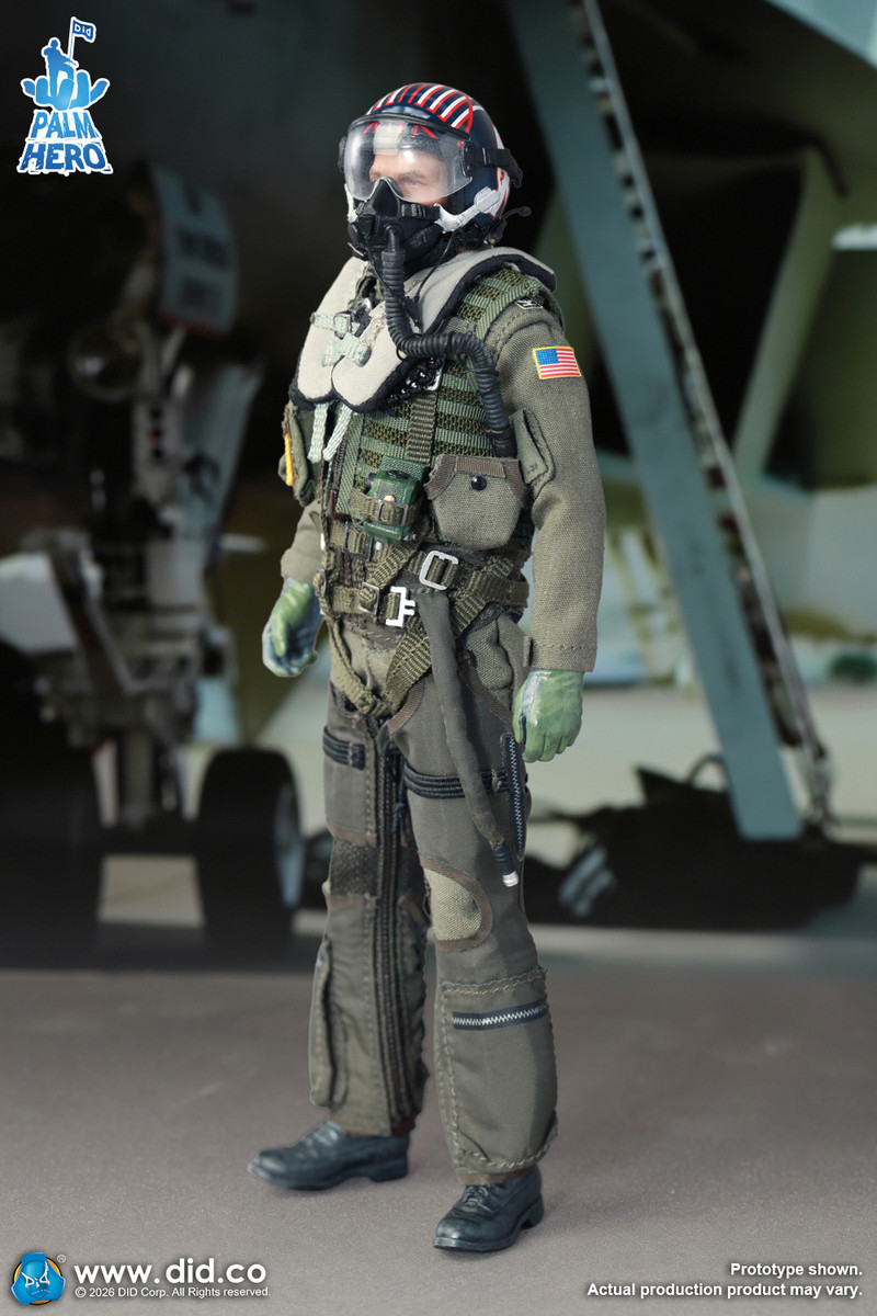 DID XM80031 1/12 US Navy F/A-18E Pilot Captain Mitchell | KGHobby