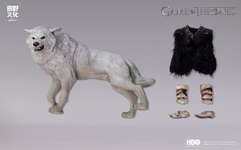 Premium fur cloak accessory for 1/12 scale Jon Snow action figure
