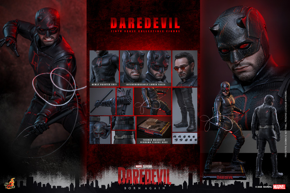 Hot Toys TMS186 Daredevil: Born Again Season 2 1/6 Figure | KGHobby