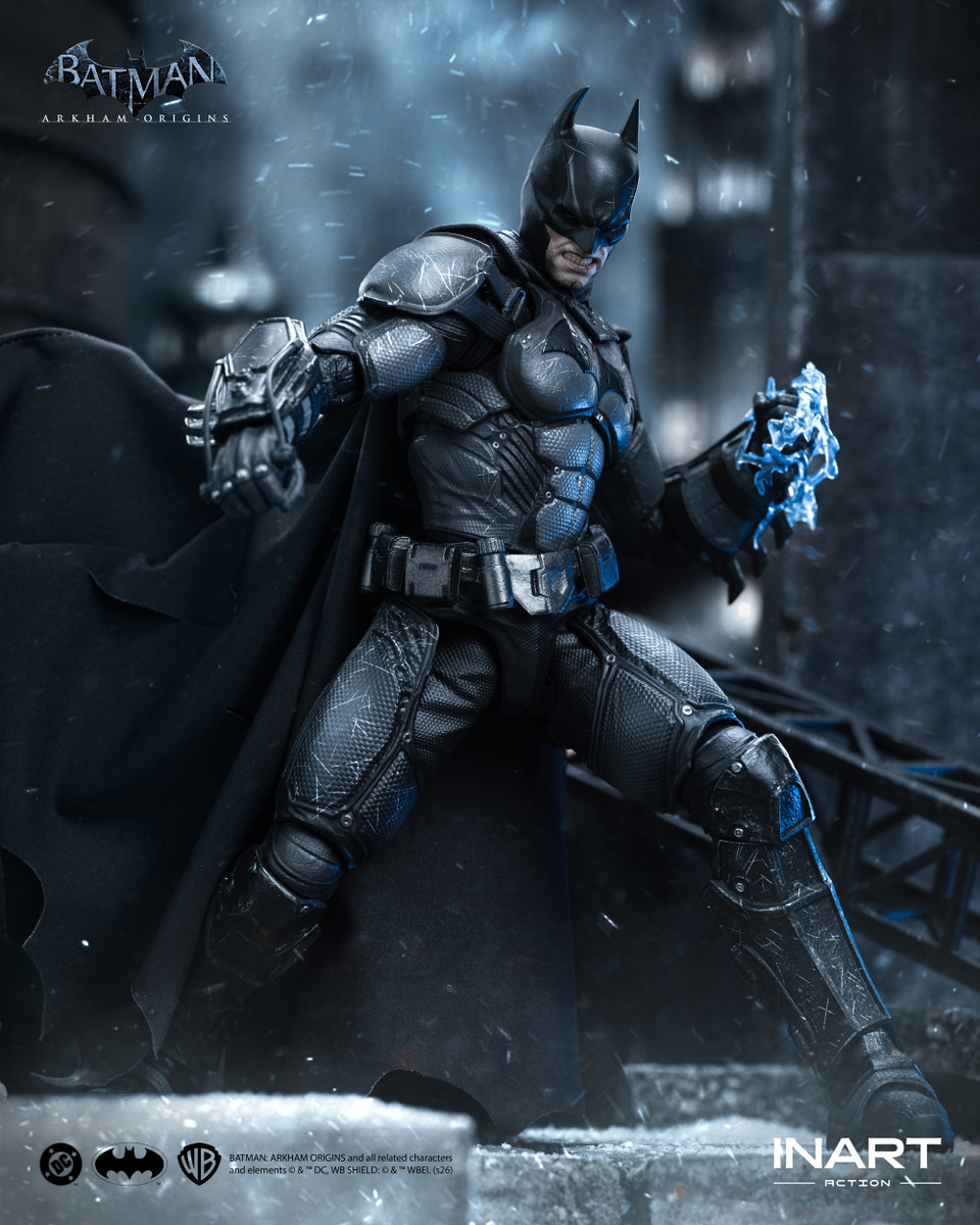 INART 1/12 Batman: Arkham Origins (Battle Damaged) Action Figure