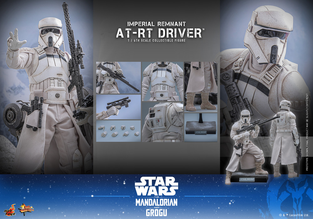ホットトイズMMS853スターウォーズインペリアルレムナントAT-RTドライバー Hot Toys MMS853 Star Wars: The Mandalorian - 1/6 AT-RT Driver