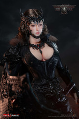 TBLeague Alina Black PL-2025-236B seamless body pose with wolf accessories