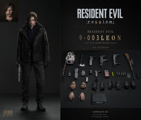 X-STUDIO-9-003L-Leon-Kennedy-1-6-Scale-Figure-Front-View