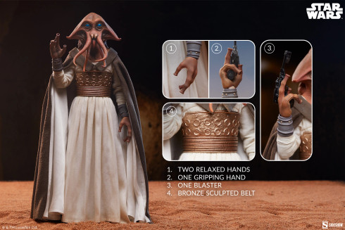 Sideshow-Collectibles-Tessek-100496-Sixth-Scale-Figure-Front-View