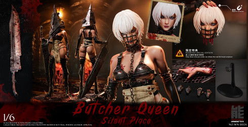 Wanneng Toys 1/6 Butcher Queen Quiet Place Inspired Collectible Weapons