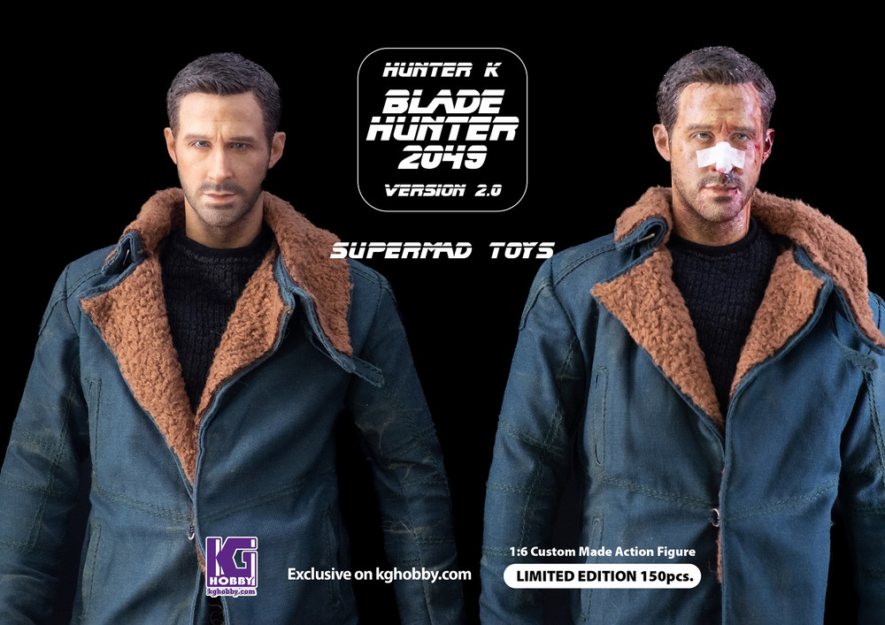 Supermads Hunter K 2.0 Ryan Gosling 1/6 Scale Figure Blade Hunter