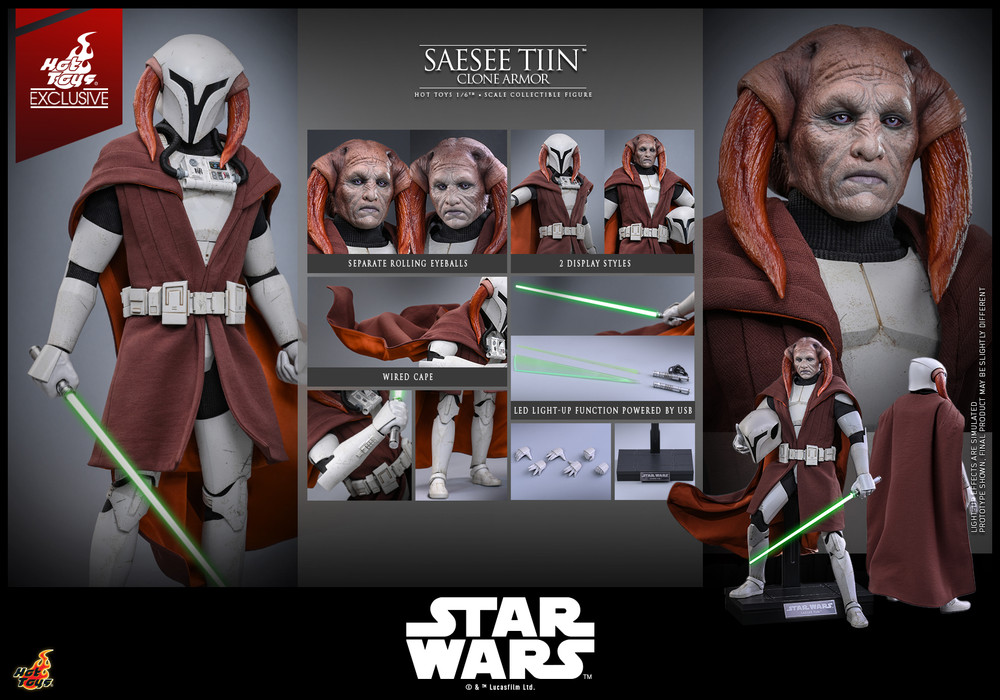 Hot Toys Saesee Tiin Clone Armor TMS168 1/6 Figure | KGHobby