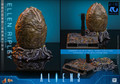 Hot Toys MMS895 Deluxe Version exclusive Ovomorph Xenomorph egg accessory resting on a highly detailed tendril themed diorama display base.