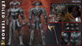 A front view photo of the Toys Era Exiled Terror sixth scale figure showcasing the detailed head sculpt and tactical chest armor.