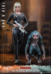 The alien hunting hound Bud from Predator Badlands rendered as a highly detailed articulated companion figure by Hot Toys.