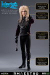 Infinite Statue 1/6 scale Jareth the Goblin King Deluxe figure standing in full costume with scepter and rooted hair.