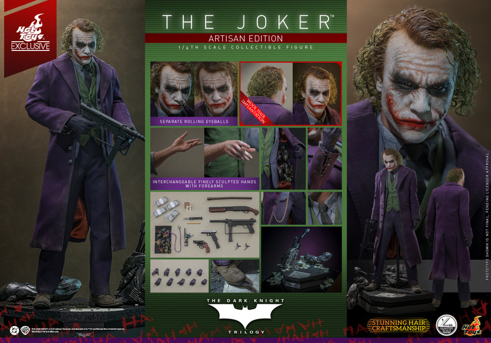 Hot Toys Joker 2.0 Artisan 1/4 Figure Dark Knight QS028AE | KGHobby