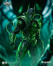 Front view of the INART Batman The Dawnbreaker figure showcasing the corrupted armor details and ring construct effects.