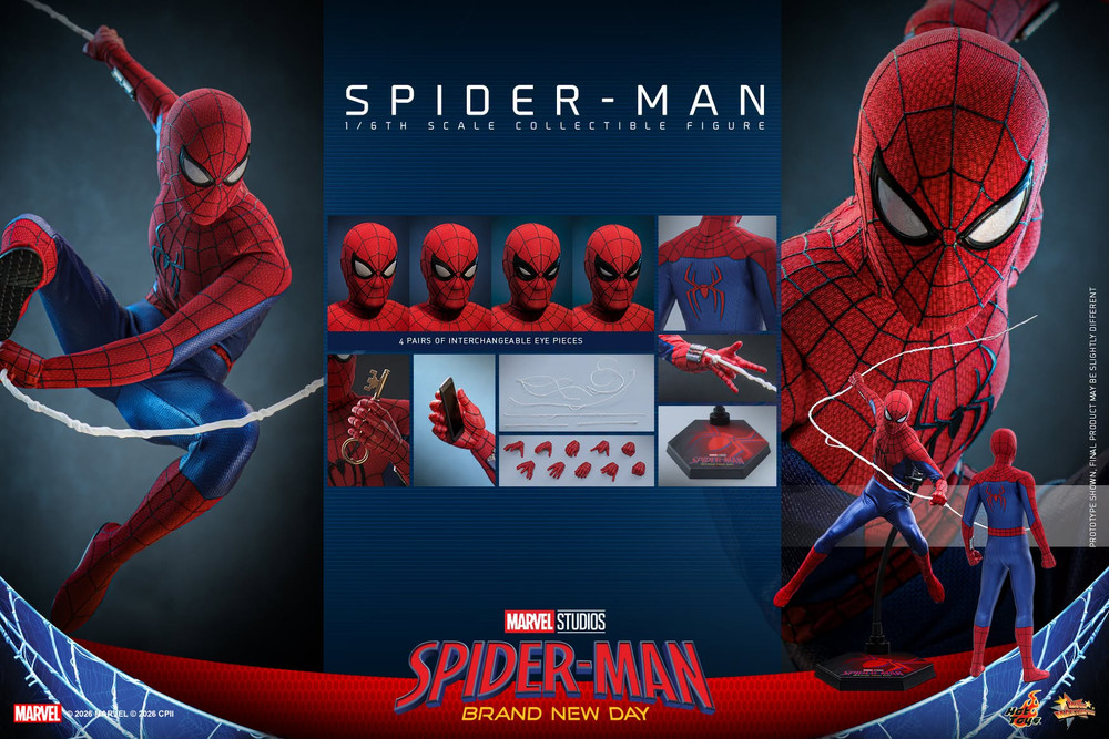 Hot Toys MMS892 Spider-Man Brand New Day 1/6 Figure | KGHobby