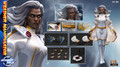 Soosootoys SST087 Weather ManipulatorThe main front full body view of the Soosootoys SST087 Weather Manipulator one sixth scale figure showcasing the detailed white costume and flowing hair.
