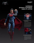 Close-up portrait photography highlighting the detailed Henry Cavill head sculpt and facial likeness on the INART figure.