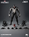 The included accessories set for the Threezero DLX Venom figure displays the extra hands open mouth portrait tendrils and magnetic tongues.