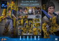Detailed view of the mechanical manipulator claws and hydraulic tubing on the Hot Toys Aliens Power Loader collectible.